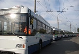 "Новички" в троллейбусном депо №1.